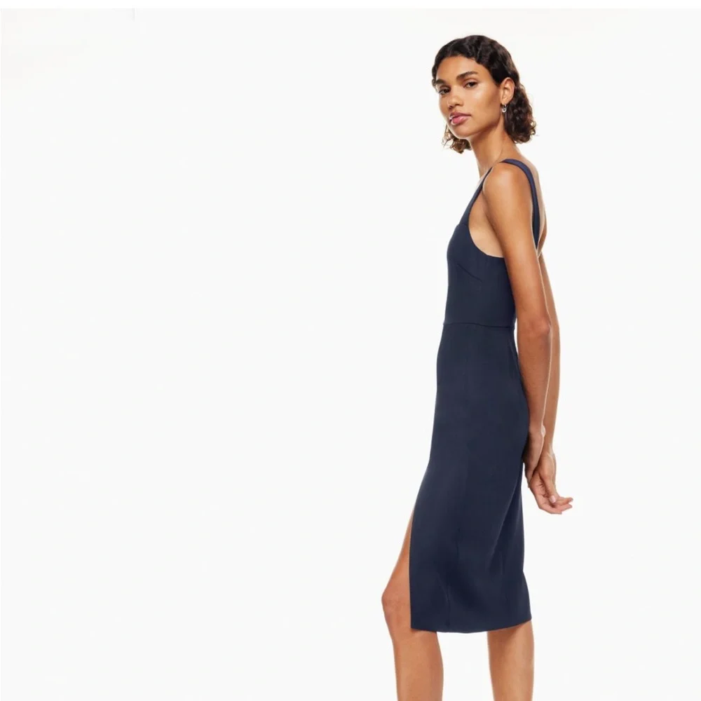 NWT Babaton ‘90s Slit Dress